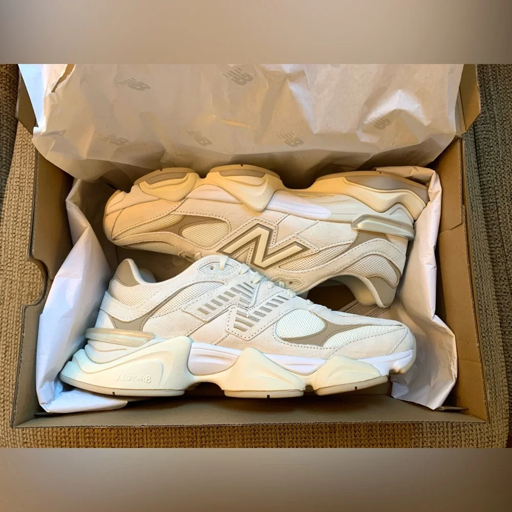 New Balance 9060 Sea Salt Brown - Men’s Size 9.5 - Shoes U9060JAM Sneakers NEW - Picture 2 of 14